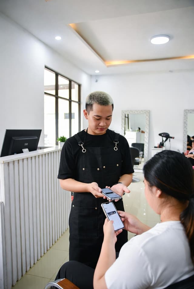 Salon mobile payment
